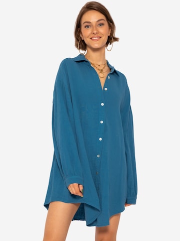 SASSYCLASSY Bluse in Blau: predná strana