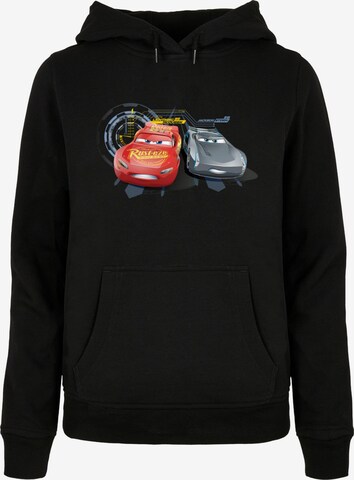 ABSOLUTE CULT Sweatshirt 'Cars - Lightning vs Storm' in Schwarz: predná strana