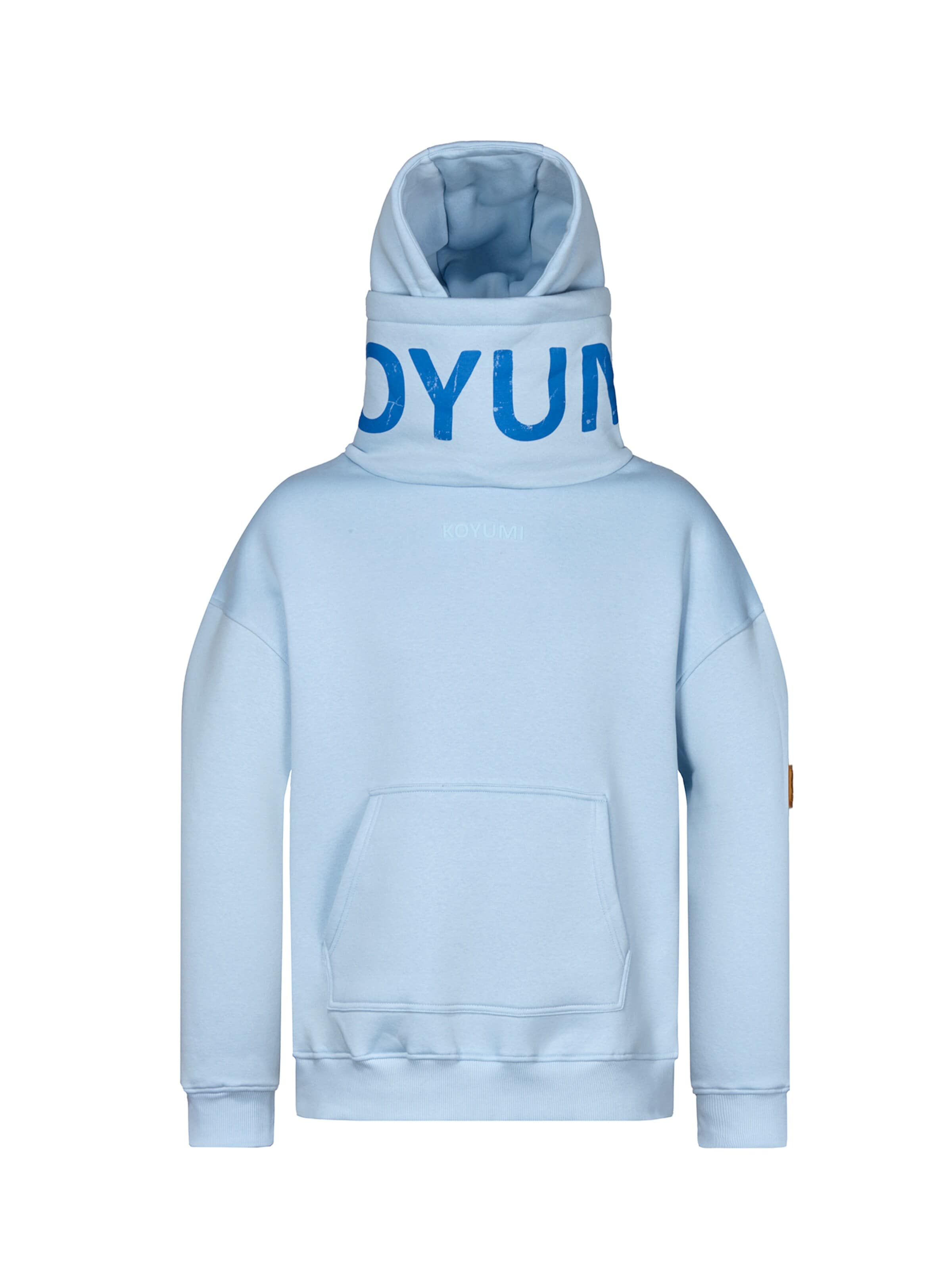 Koyumi Sweatshirt 'Break Your Neck' in Blue: front