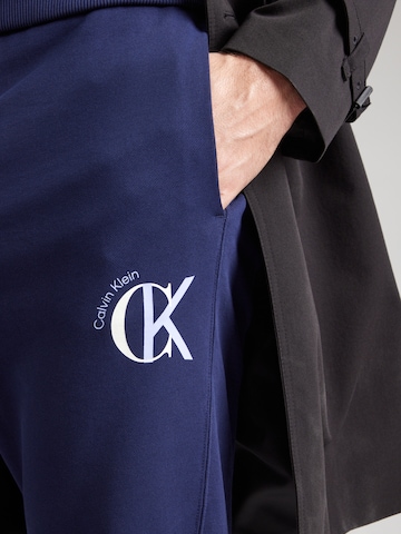 Calvin Klein Jeans Tapered Παντελόνι σε μπλε