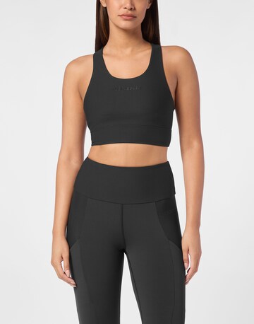 Plein Sport - Top deportivo en negro: frente