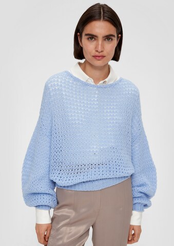 s.Oliver BLACK LABEL Pullover in Blau: predná strana