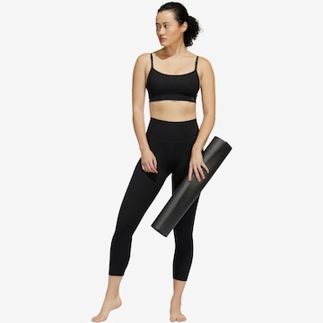 ADIDAS SPORTSWEAR Skinny Workout Pants 'Studio' in Black