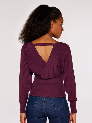 Apricot Sweater in Purple