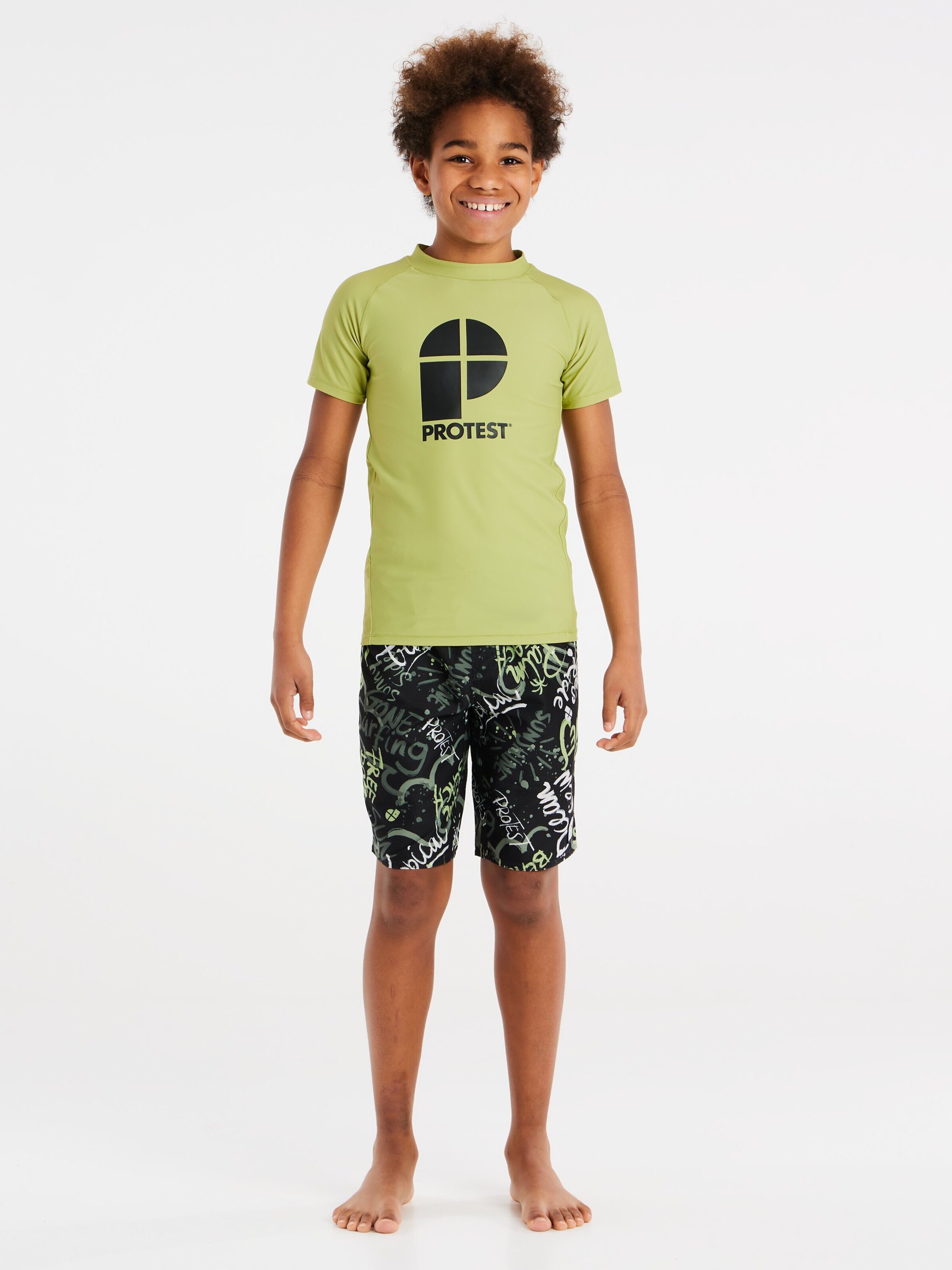 PROTEST Sportbademode 'PRTBERENT JR'‌‌‌‌‌‌‌‌ in Grün