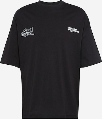 T-Shirt 'Arch' JACK & JONES en noir : devant