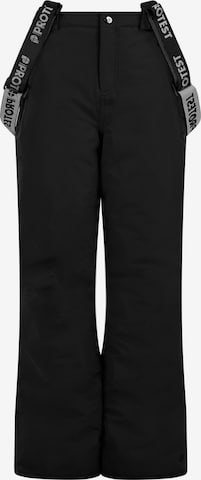 PROTEST Regular Workout Pants 'PRTSticks JR' in Black: front