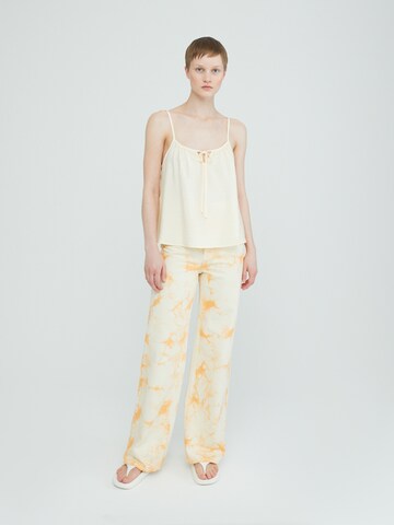 Wide Leg Jean 'Avery' EDITED en jaune