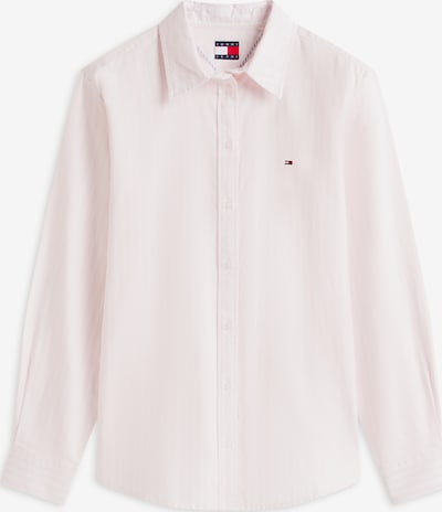Tommy Jeans Bluza u pastelno roza / bijela, Pregled proizvoda