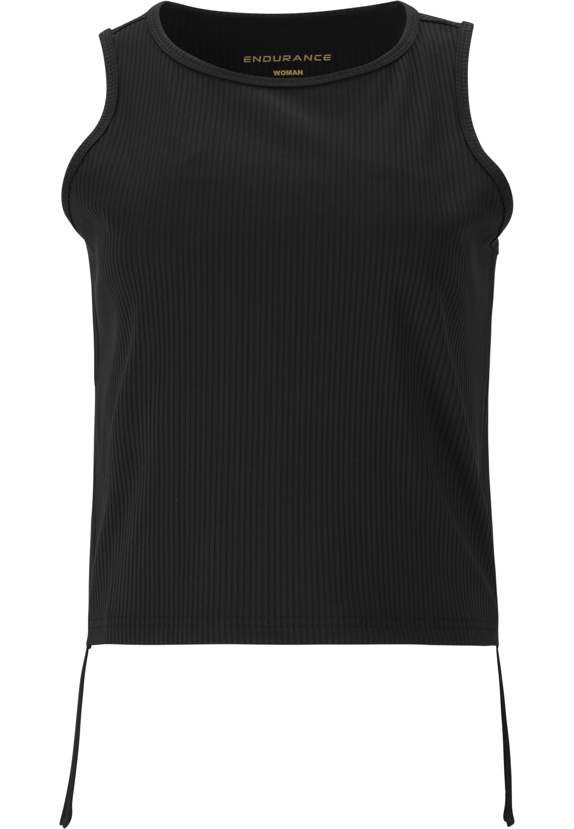 ENDURANCE Sports top 'Irisliene' in Black: front