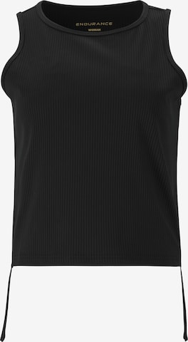 ENDURANCE Sports Top 'Irisliene' in Black: front