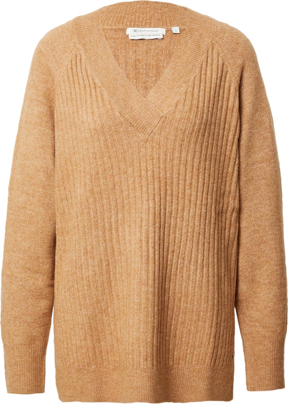 TOM TAILOR DENIM Pullover in Hellbeige TOM TAILOR DENIM Pullover in Hellbeige