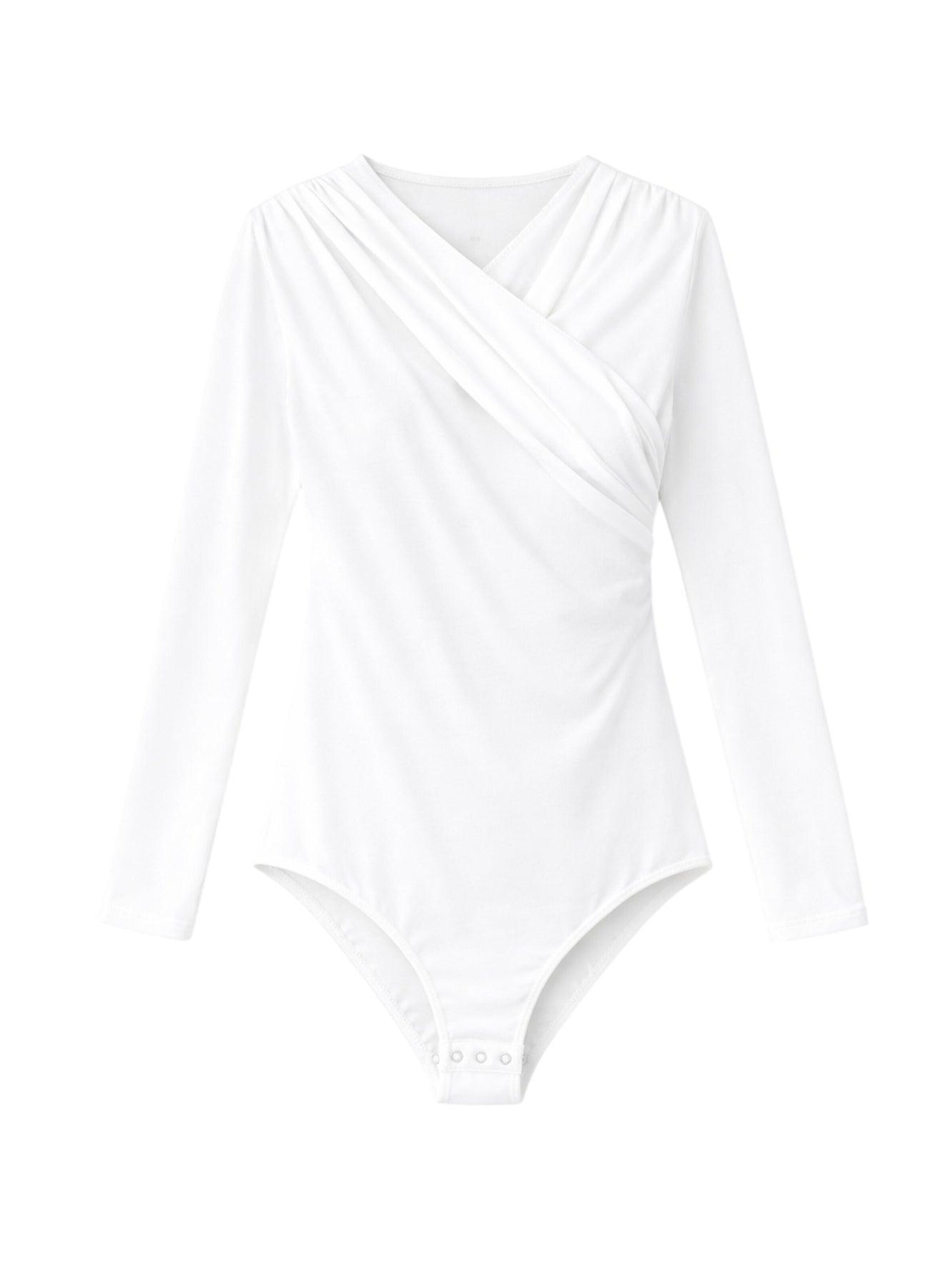 Touché Privé Body 'Draped Bodysuit' en S en écru, Vue avec produit