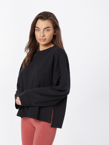 NIKE Sports sweatshirt in Black: front