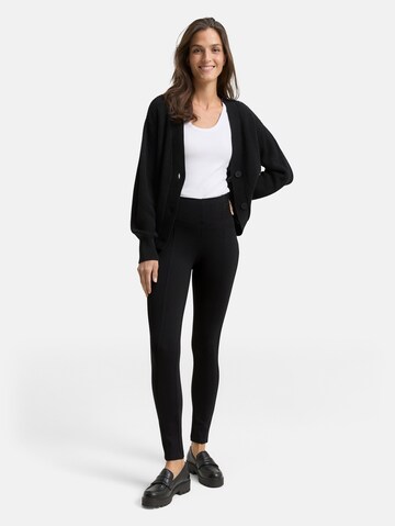 TOM TAILOR Skinny Trousers in Black