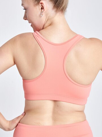 SPORTKIND Bustier Sport bh 'Wide Straps' in Oranje
