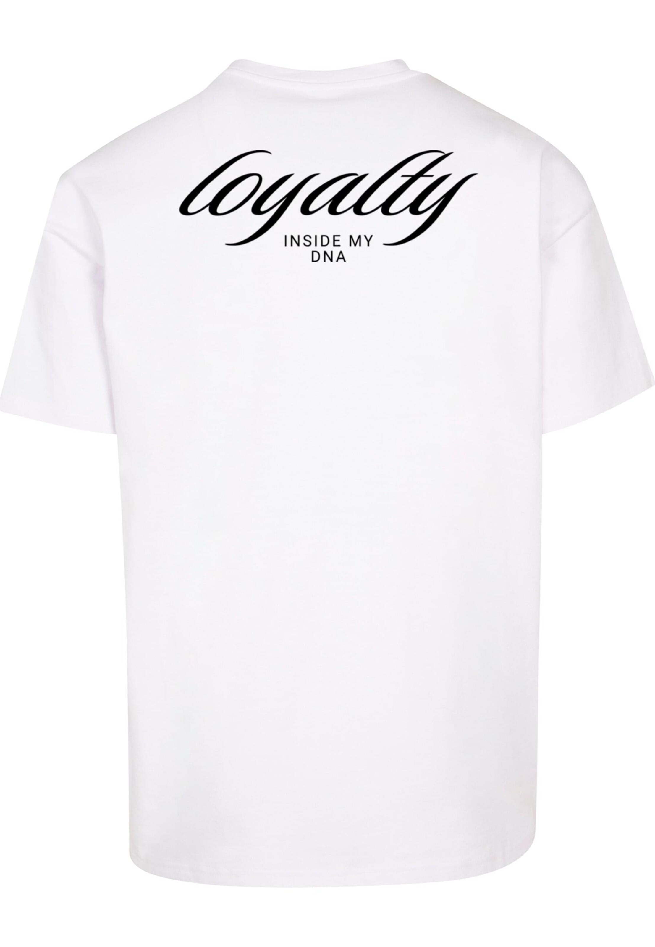 Maglietta 'Loyalty Dogs' di MT Upscale in bianco