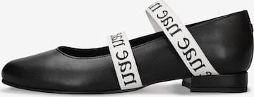 Ballerines à lanières 'Aure' nae Vegan Shoes en noir : devant