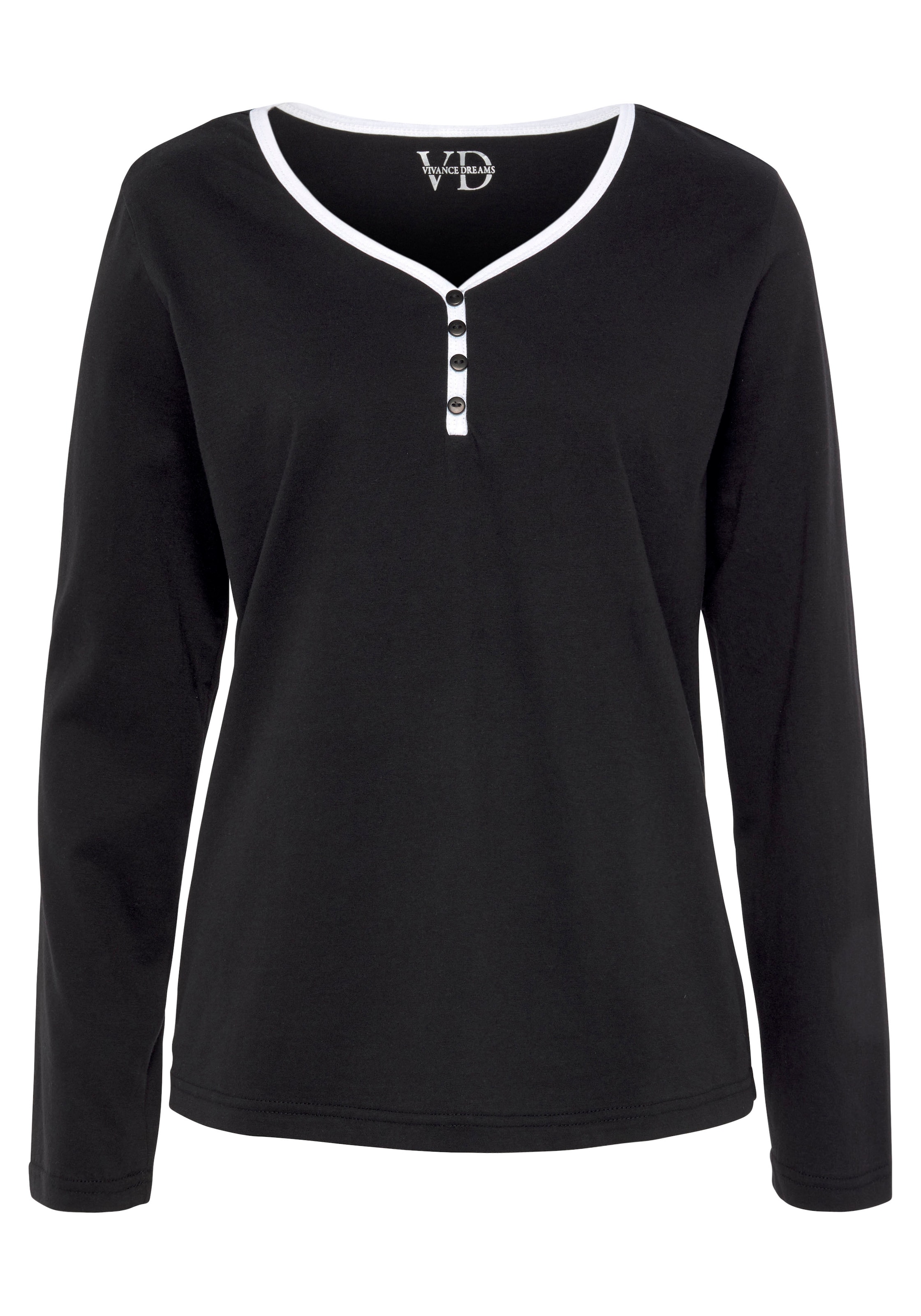 VIVANCE Футболка 'Dreams' в Черный: спереди