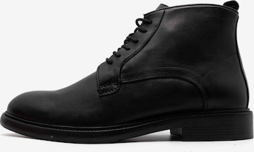 MELLUSO Lace-Up Boots in Black: front