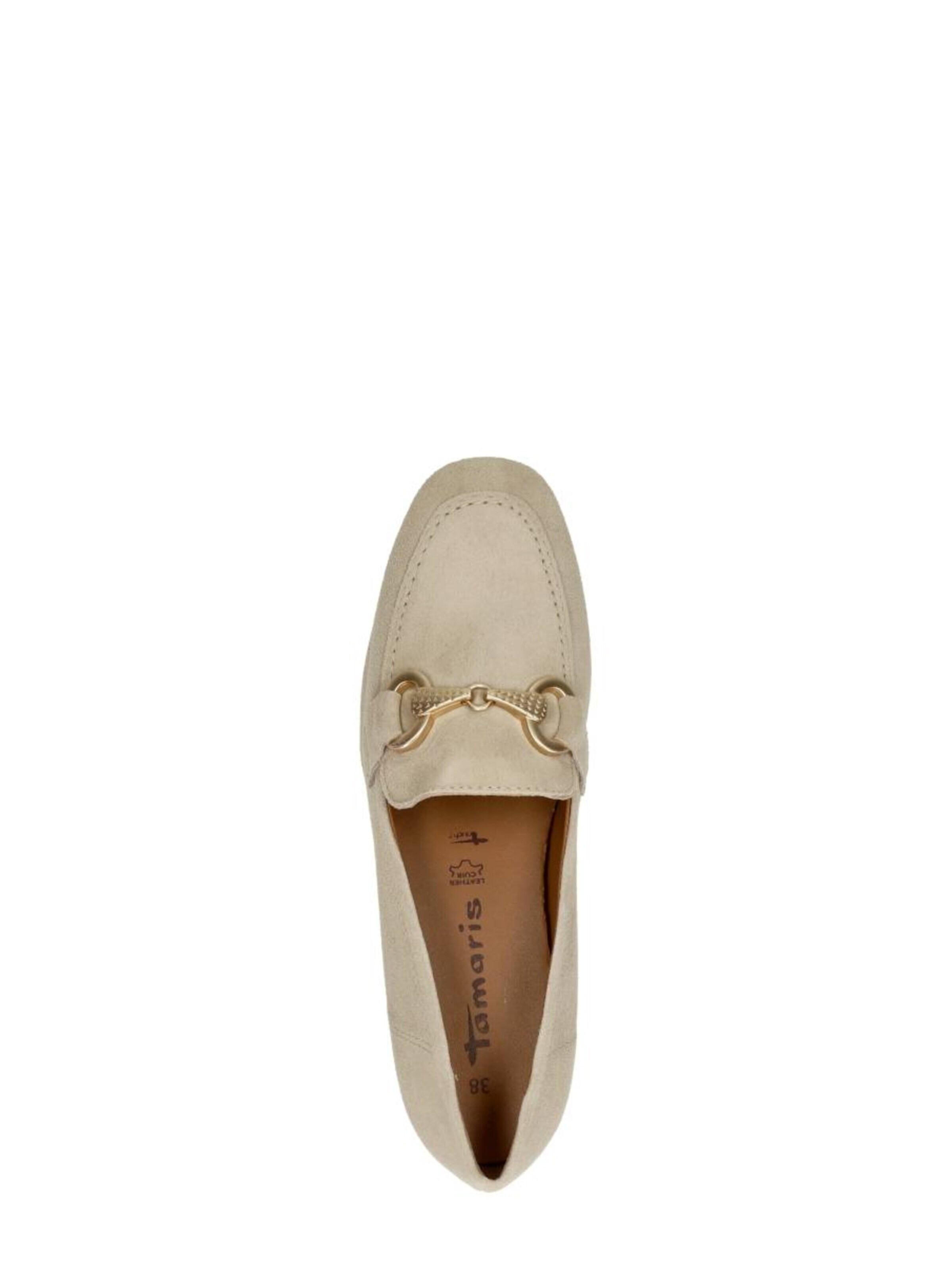 Escarpins 'Mocassin' Tamaris en beige