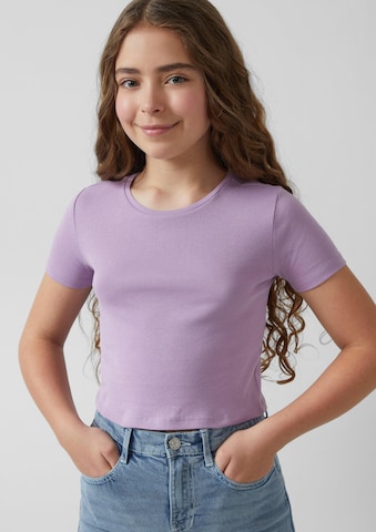 s.Oliver Shirt in Lila: voorkant