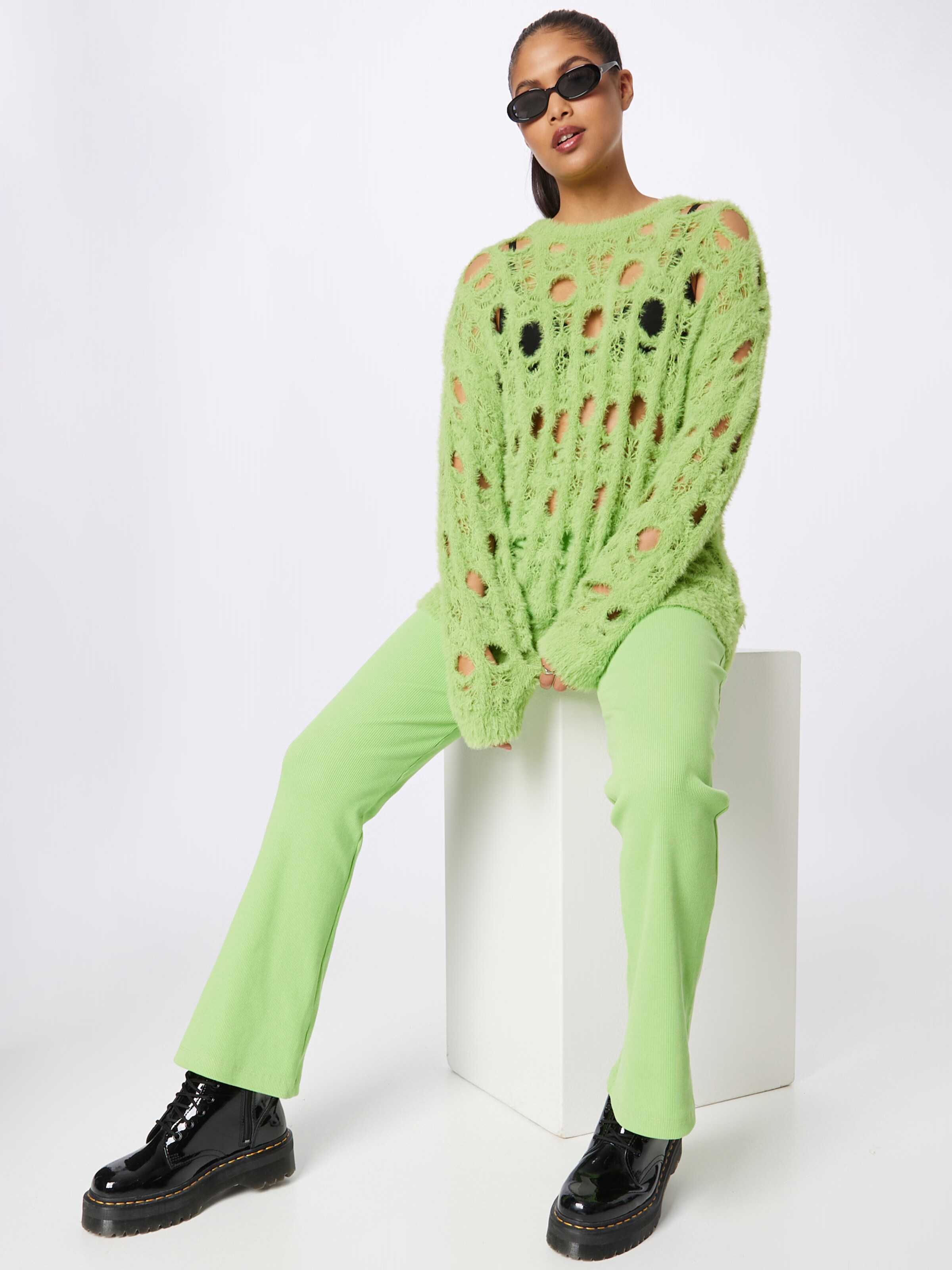Frauen Pullover & Strick The Ragged Priest Pullover in Limette - NX55026 Frauen Pullover & Strick The Ragged Priest Pullover in Limette - NX55026