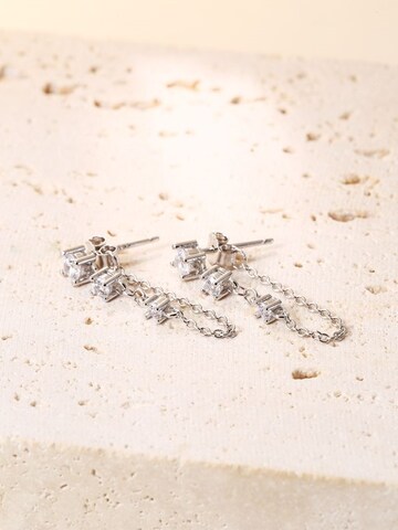 Hey Happiness Ohrringe 'Stardust' in Silber