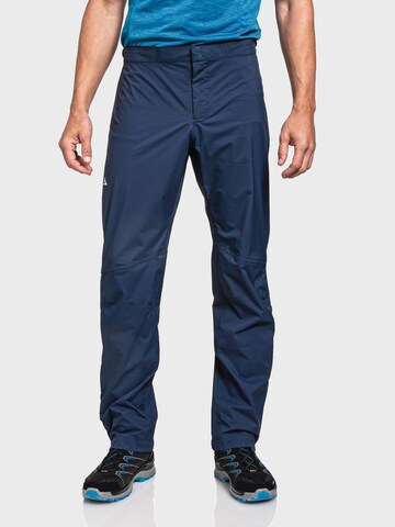 Schöffel Regular Outdoorbroek 'Tegelberg' in Blauw: voorkant