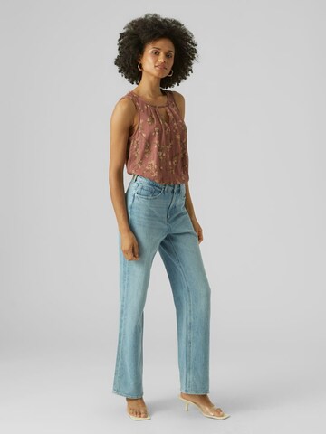 VERO MODA - Top 'Smilla' em castanho