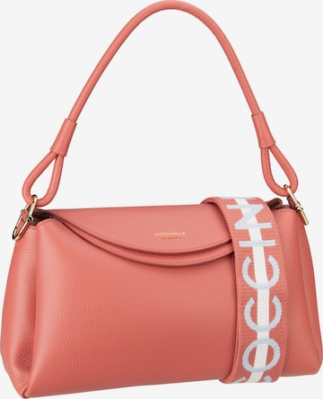 Coccinelle Shoulder Bag 'Clyps' in Pink: front