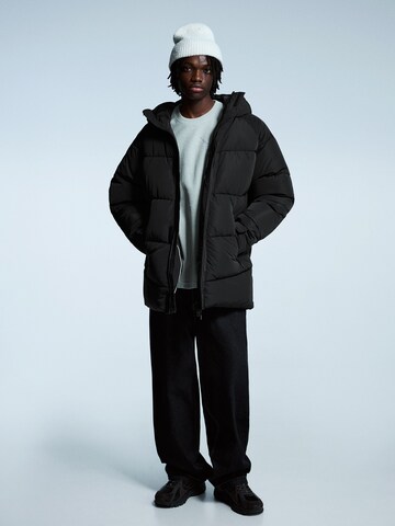 Bershka Vinterjacka i svart