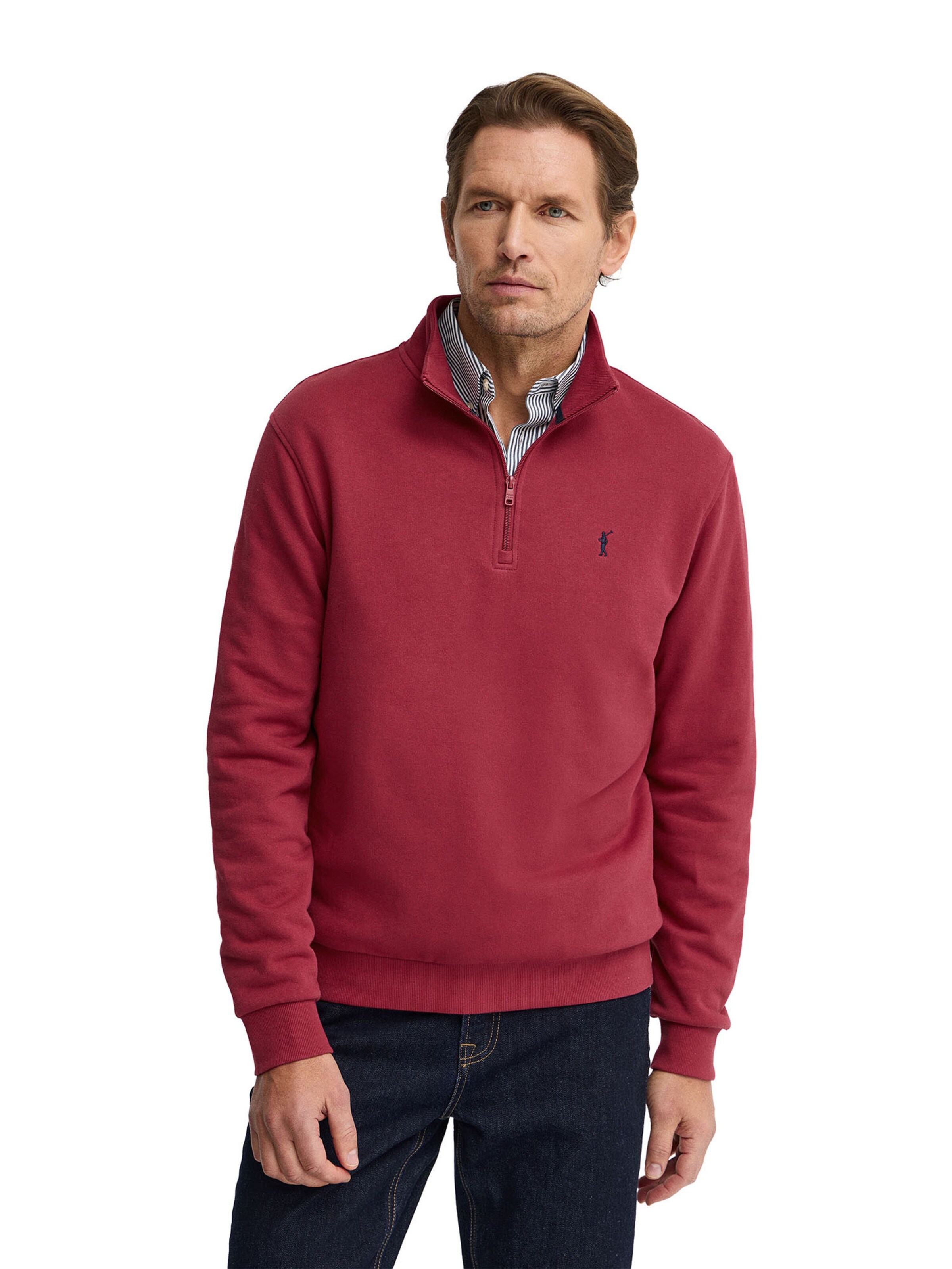 Polo Club Sweatshirt in Red: front