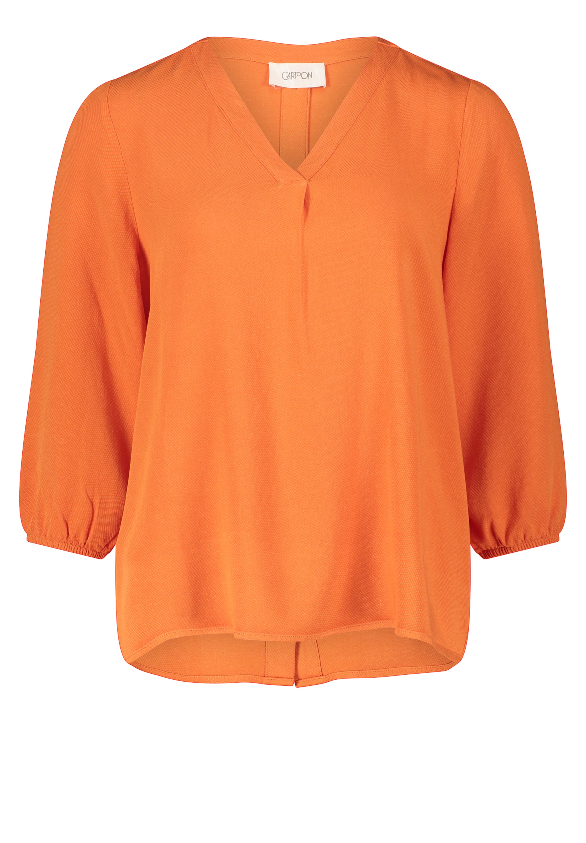 Cartoon Blouse in Orange: front