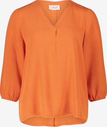 Cartoon Blouse in Oranje: voorkant