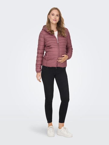 Only Maternity Between-Season Jacket in Brown