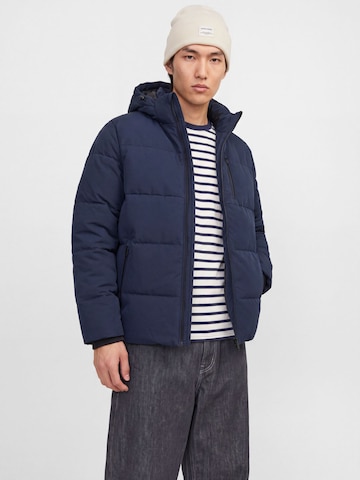 JACK & JONES Beanie in Grey: front