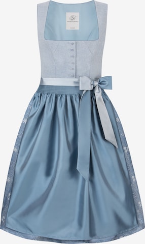 STOCKERPOINT Dirndl 'Sunja' in Blau: Vorderseite