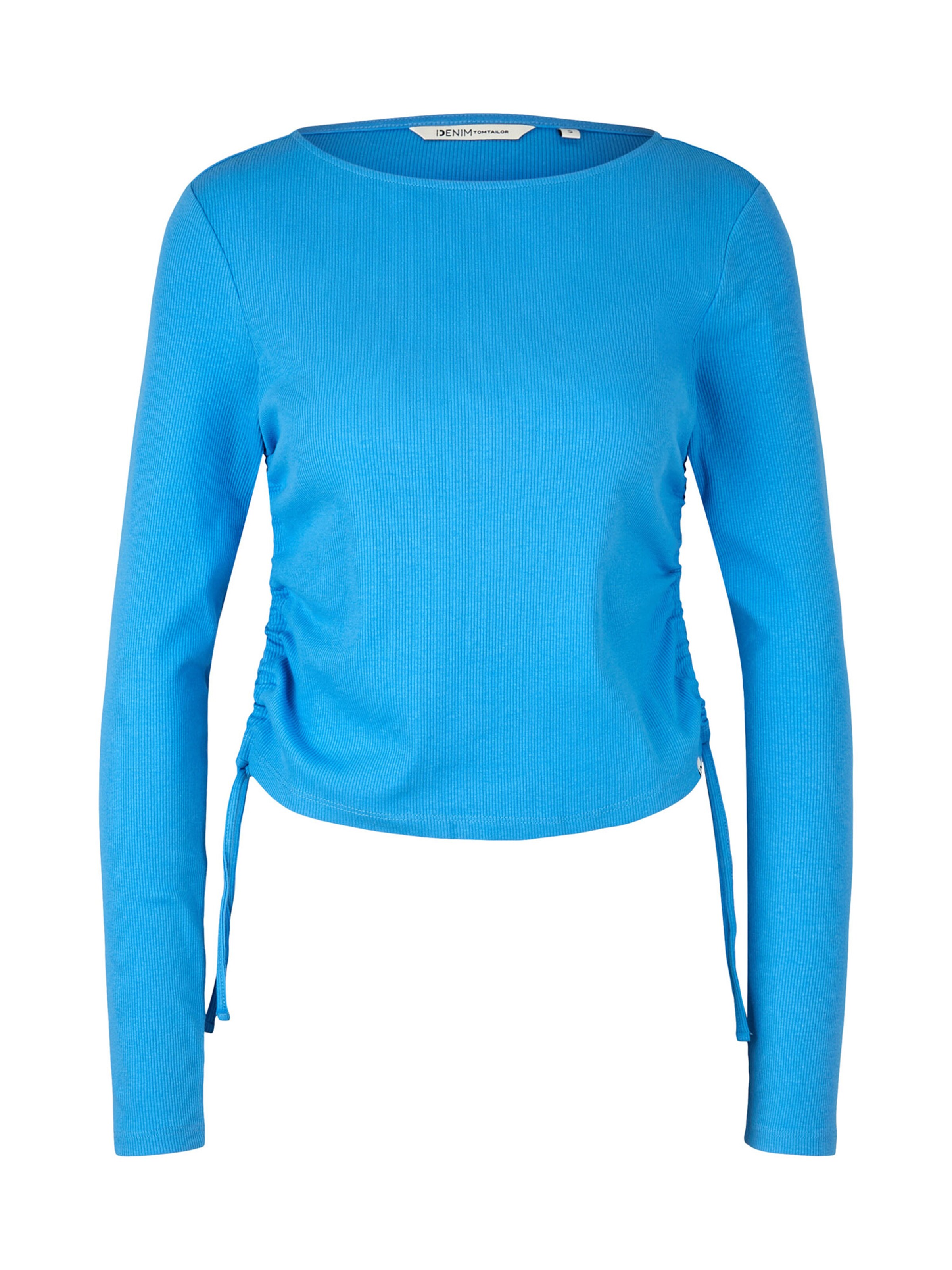 TOM TAILOR DENIM Shirt in Blue: front