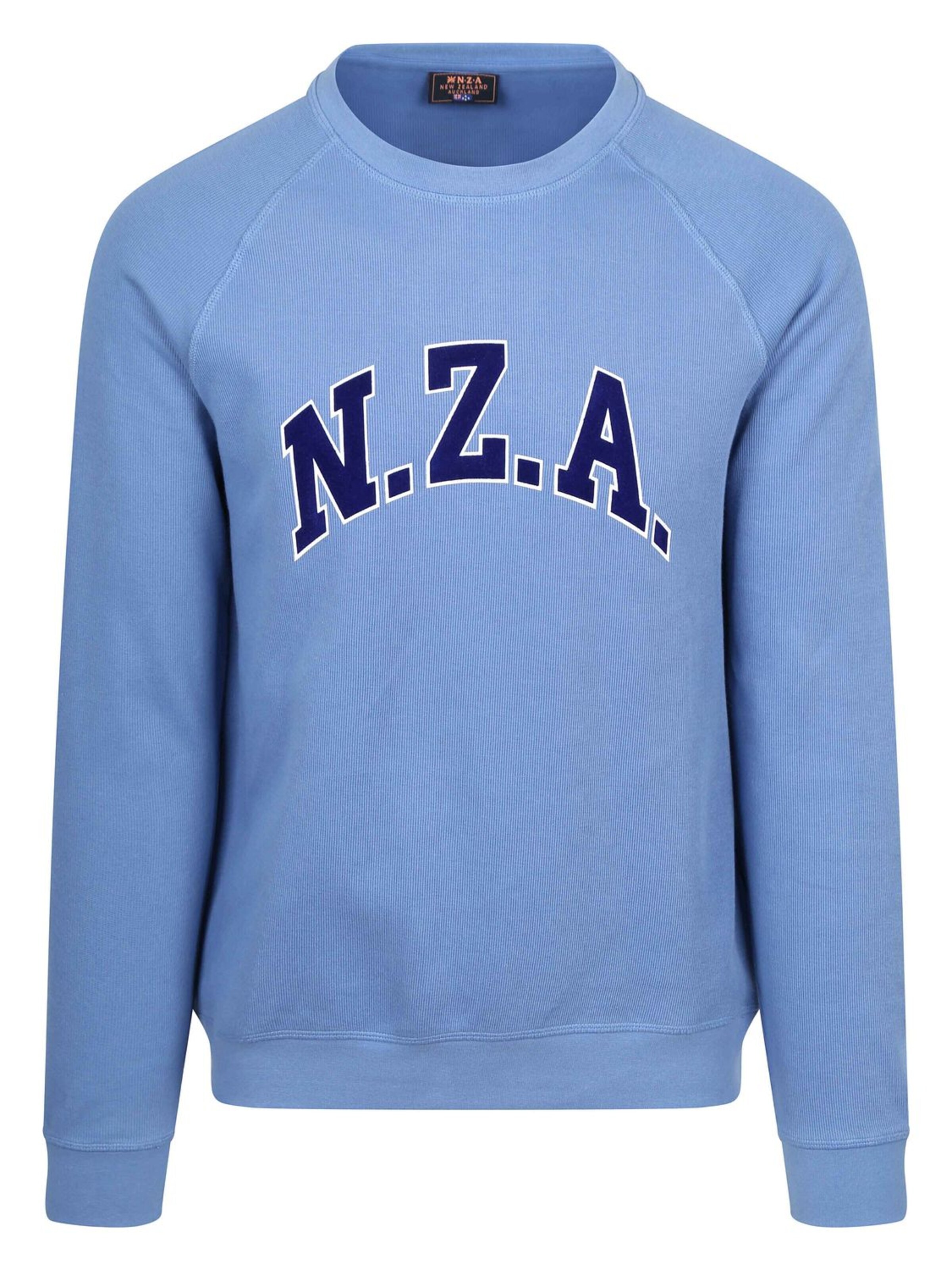 NZA New Zealand Auckland Sweater 'Diamond' in Blue: front