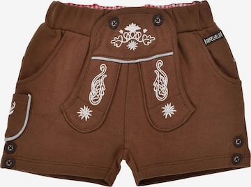 BONDI Regular Hose in Braun: Vorderseite