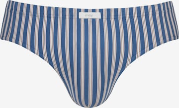 Mey Panty 'Blue Stripes' in Blue: front