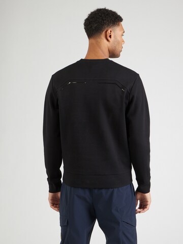 BOSSSweater majica 'Salbo Mirror' - crna boja