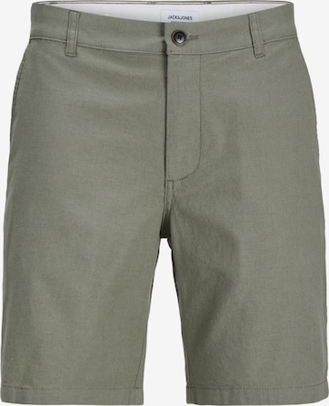 JACK & JONES Lærredsbukser i grøn: forside