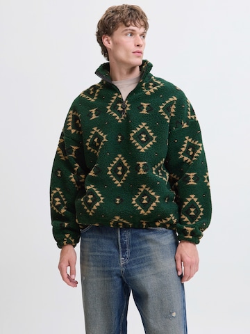 JACK & JONES Tröja 'JOREDDIE' i grön: framsida