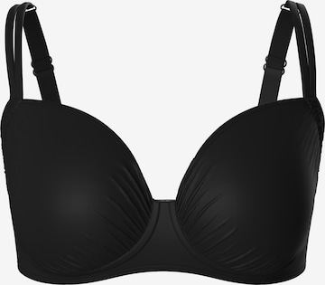 Ulla Popken BH in Zwart: voorkant