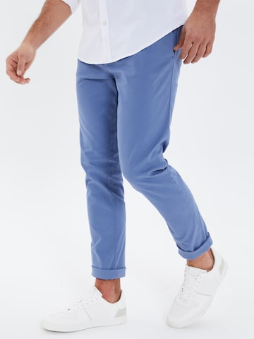 Threadbare Regular Chinohose 'Marley' in Blau