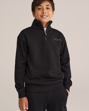 Sweat WE Fashion en noir : devant