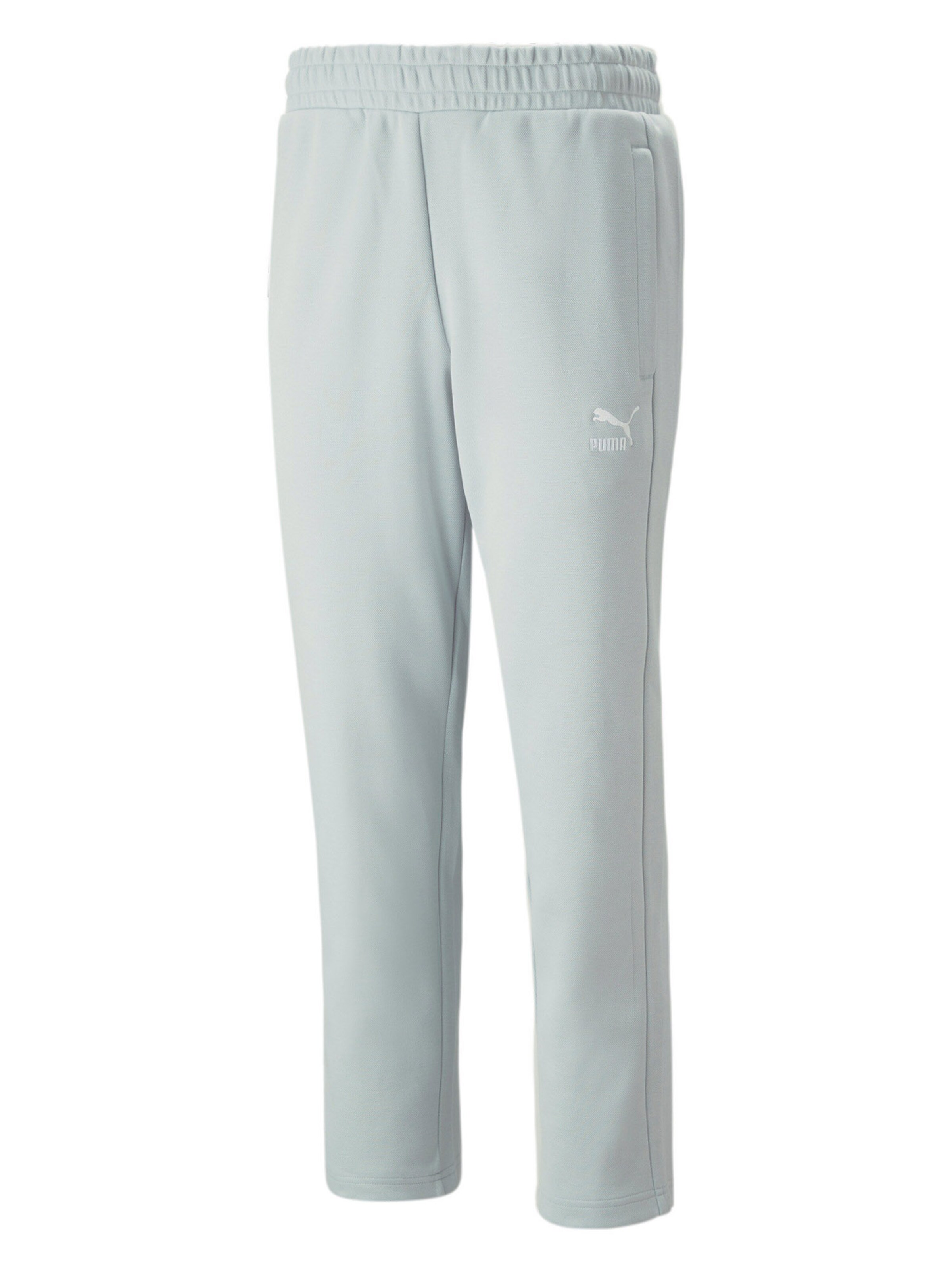 PUMA Regular Broek 'T7' in Grijs: voorkant