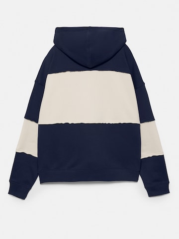 Pull&Bear Tréning póló 'STWD COMMUNITY EAST' - kék